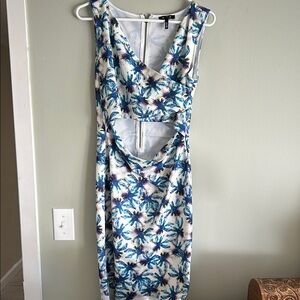 Floral Print Sleeveless Dress